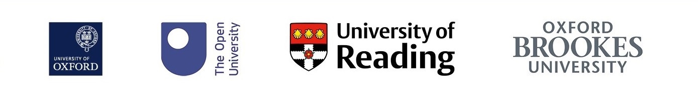 University of Oxford, the Open University, University of Reading, and Oxford Brookes University